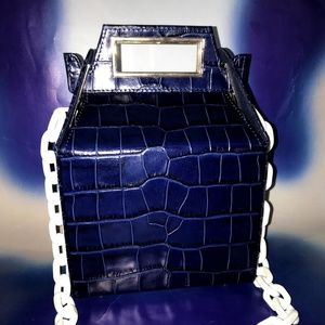 Pop&Suki Sapphire Croc Takeout Bag